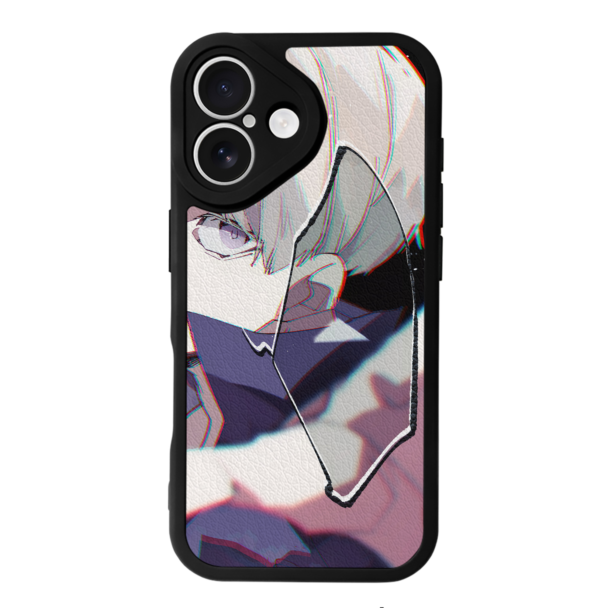 （画像用） 呪術廻戦 Jujutsu Kaisen 【iPhone 16シリーズ対応】シリコンスマホケース（レザー調） 材質：シリコン